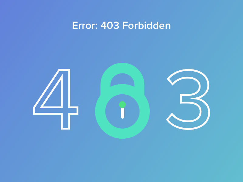 kode 404 forbidden