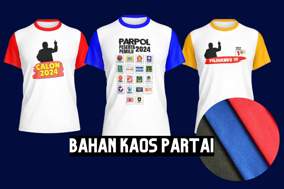 kaos partai untuk aksi sosial