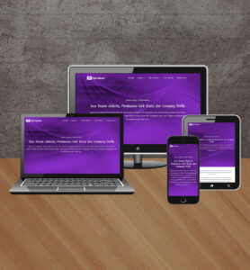 web bisnis modern profesional