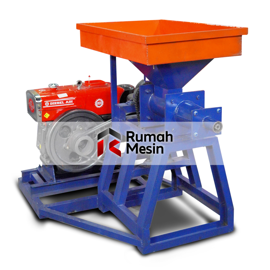 Alat pencetak briket manual