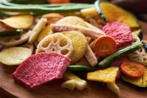 olahan sayur dengan vacuum frying