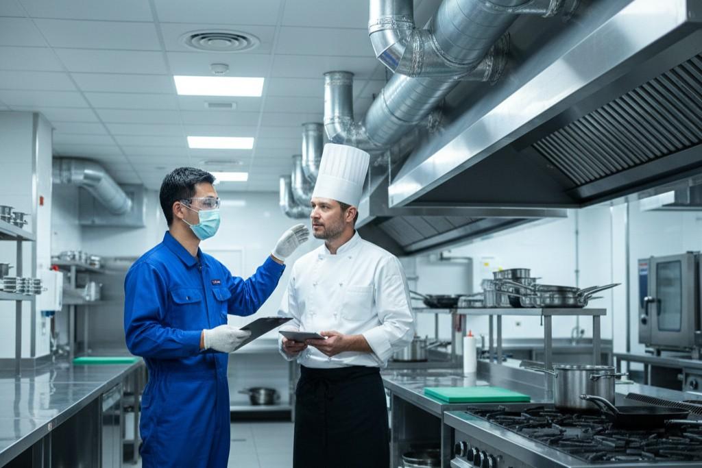 fungsi ducting pada kitchen hood