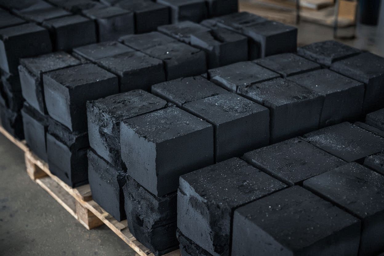 odorless natural coconut charcoal blocks