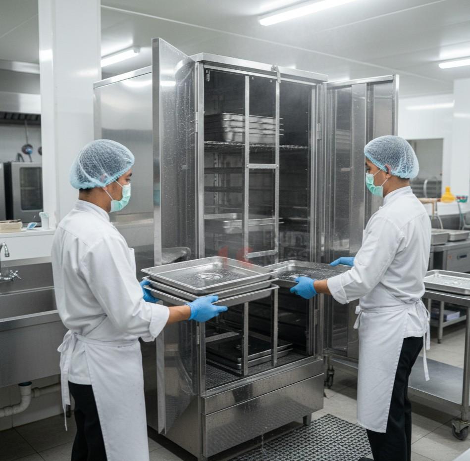 pengering makanan kapasitas rak