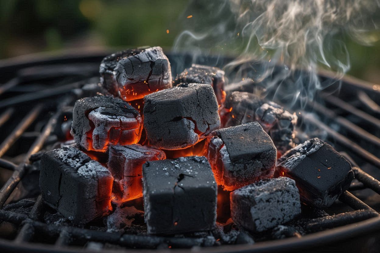 quick method to start charcoal briquettes