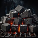natural coconut charcoal cubes for grilling