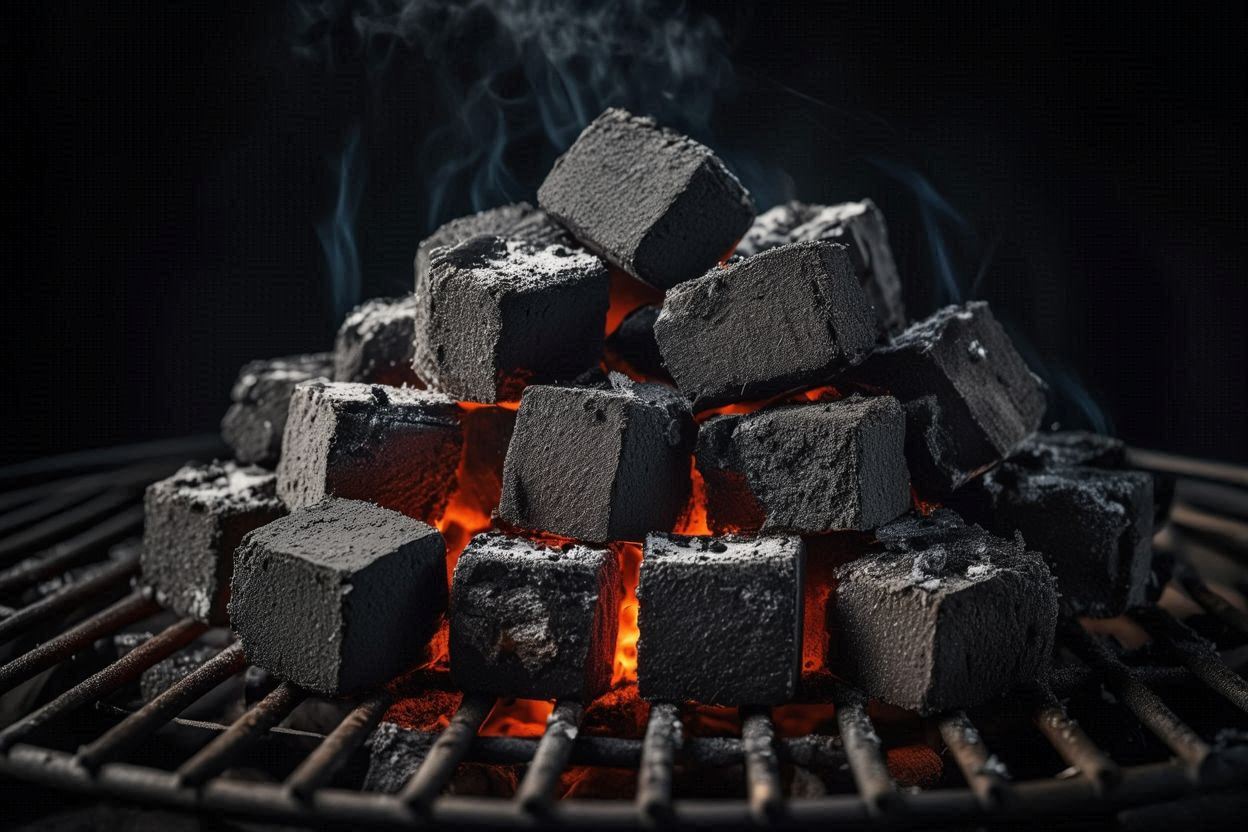 natural coconut charcoal cubes for grilling
