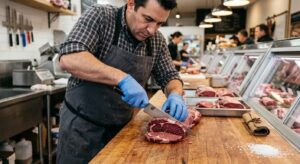 berikut cara memotong daging sapi segar