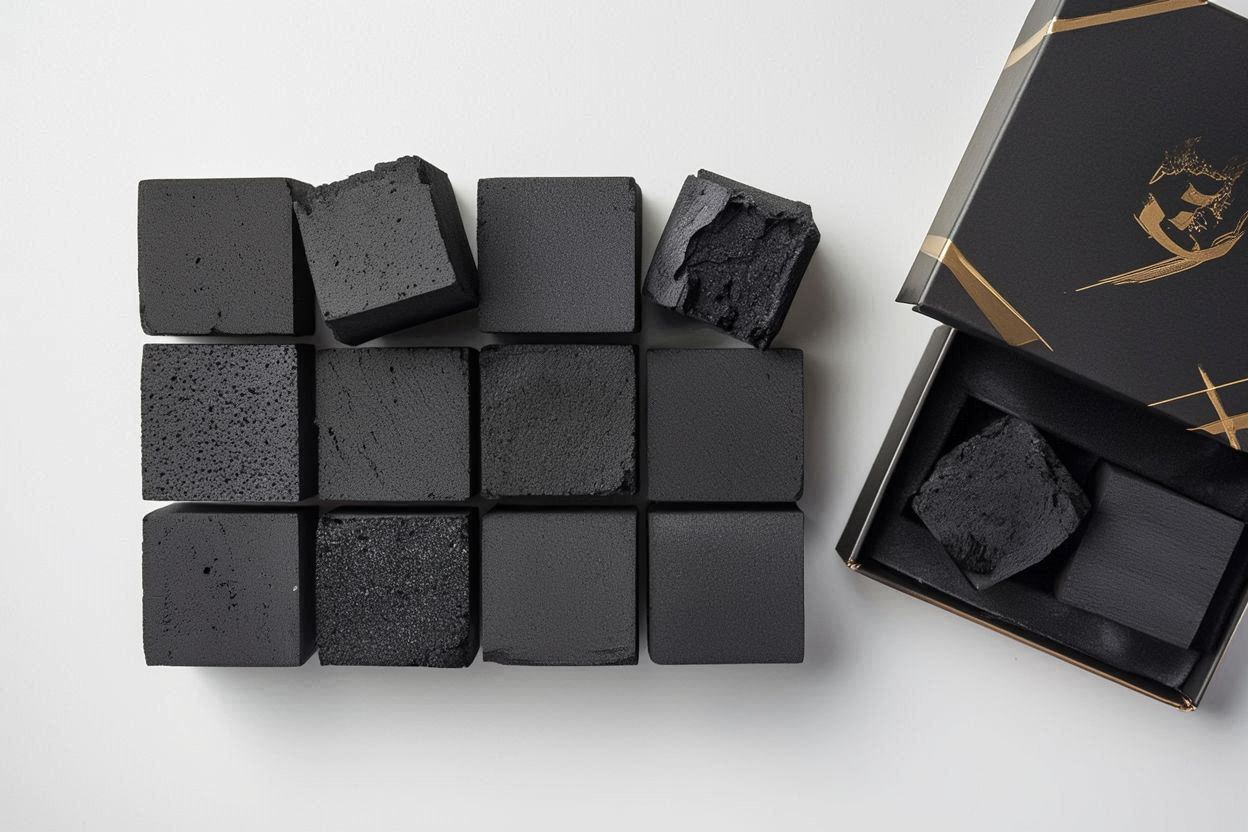 premium grade coconut cube charcoal