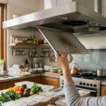 cara membersihkan filter cooker hood