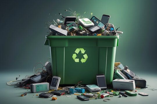 contoh sampah anorganik elektronik